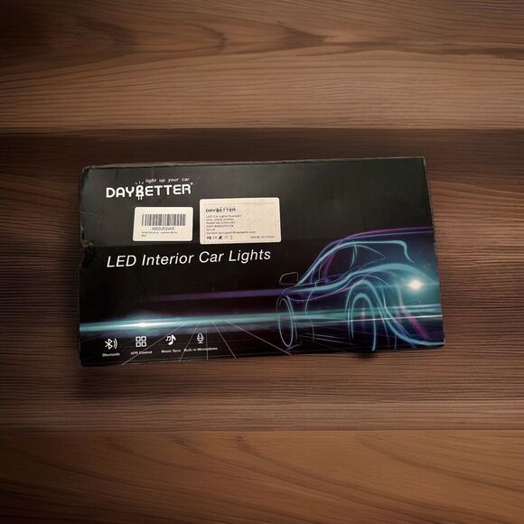 Daybetter Interior 2 Line LED Strip Lights USB Bluetooth Kit Remote Car Truck - Picture 8 of 9